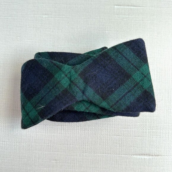 Brandon Michael Other - Black Watch Tartan Wool Bow Tie By Brandon Michael Adjustable Length Made In USA